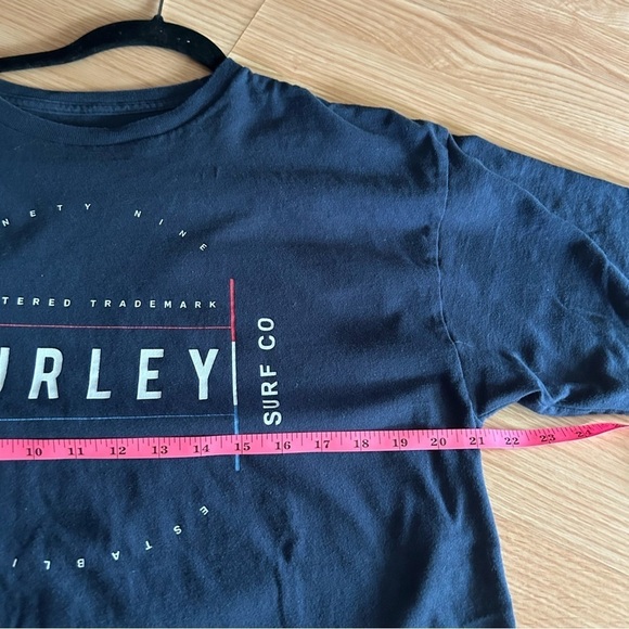 Hurley Surf Co. Navy Graphic Short Sleeve Tee Large - Picture 5 of 6